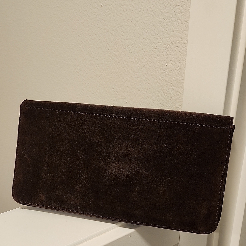 Banana Republic Chocolate and Gold Clutch - Picture 2 of 5
